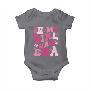 In My Dad Girl Era Baby Onesie Funny Fathers Day Gift 2025 TS10 Charcoal Print Your Wear