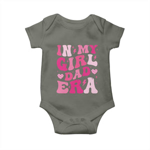 In My Dad Girl Era Baby Onesie Funny Fathers Day Gift 2025 TS10 Military Green Print Your Wear