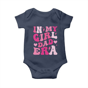 In My Dad Girl Era Baby Onesie Funny Fathers Day Gift 2025 TS10 Navy Print Your Wear