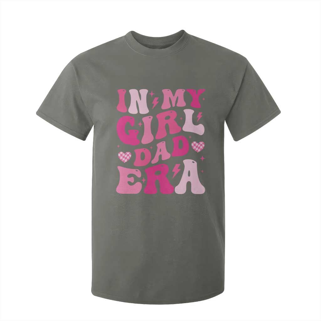In My Dad Girl Era T Shirt For Kid Funny Fathers Day Gift 2025 TS10 Military Green Print Your Wear