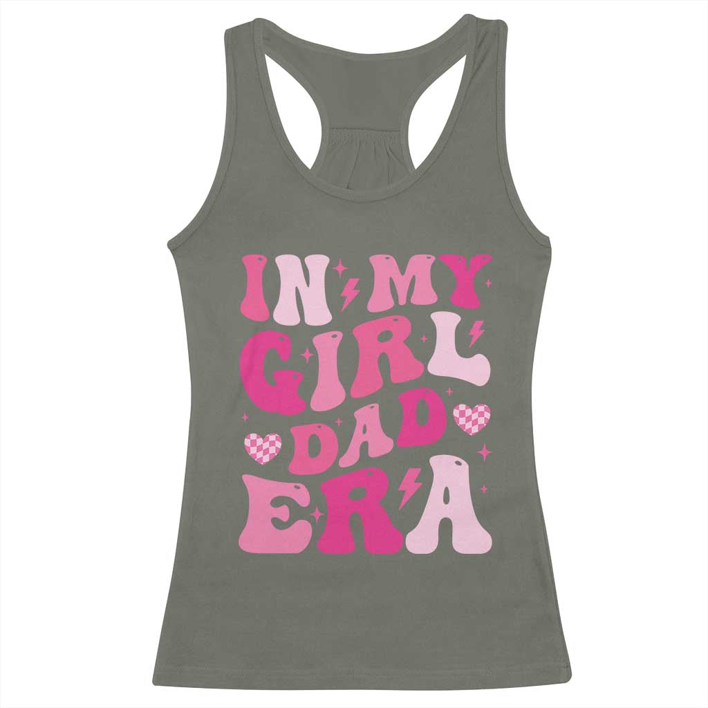 In My Dad Girl Era Racerback Tank Top Funny Fathers Day Gift 2025 TS10 Military Green Print Your Wear