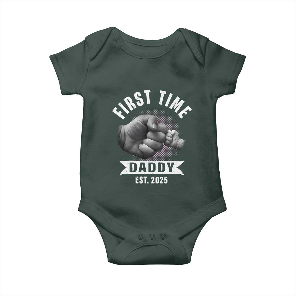 Girl Dad Est. 2025 Baby Onesie Fist Time Daddy To Be TS10 Print Your Wear