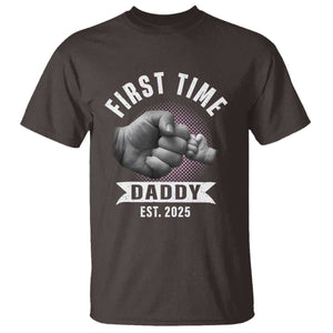 Girl Dad Est. 2025 T Shirt Fist Time Daddy To Be TS10 Dark Chocolate Print Your Wear