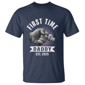 Girl Dad Est. 2025 T Shirt Fist Time Daddy To Be TS10 Navy Print Your Wear