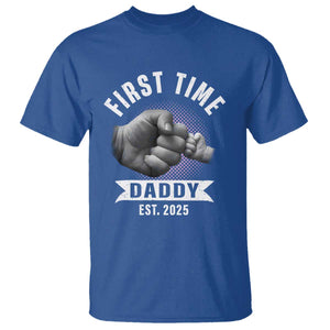 Girl Dad Est. 2025 T Shirt Fist Time Daddy To Be TS10 Royal Blue Print Your Wear