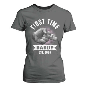 Girl Dad Est. 2025 T Shirt For Women Fist Time Daddy To Be TS10 Dark Heather Print Your Wear