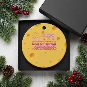 Dad Of Girls Ceramic Ornament Funny Girl Dads Pink Camo American Flag TS10 1pc Yellow Cheese Print Your Wear