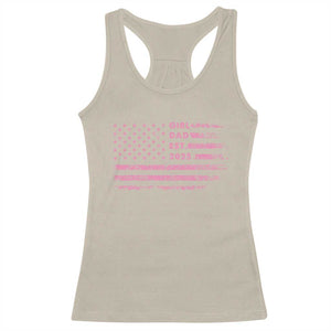 Girl Dad Est. 2025 Racerback Tank Top Expect Baby Fathers Day USA Flag TS10 Sand Print Your Wear