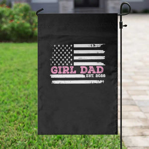 Dad Of Girl Est. 2026 Garden Flag Daddy Fathers Day USA Flag TS10 Print Your Wear
