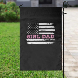 Dad Of Girl Est. 2022 Garden Flag Father Girl To Be 2022 Daddy Fathers Day USA Flag TS10 Print Your Wear