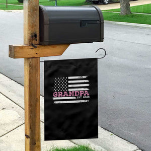 Grandpa Of Girl Est. 2025 Garden Flag Fathers Day USA Flag TS10 Print Your Wear