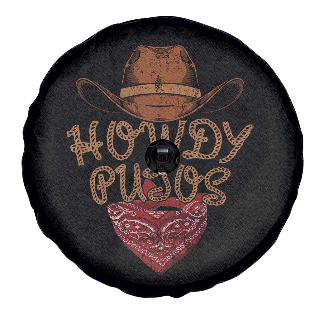 Howdy Putos Spare Tire Cover Funny Western Country Rodeo Southern Retro Cowboy TS10 Print Your Wear