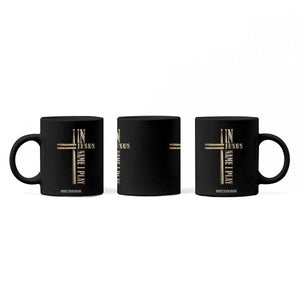 Christian Drummer Coffee Mug In Jesus Name I Play Drumstick Cross Drums Percussionist TS10 Print Your Wear
