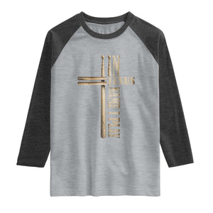 Christian Drummer Raglan Shirt In Jesus Name I Play Drumstick Cross Drums Percussionist TS10 Heather Gray Heather Charcoal Print Your Wear