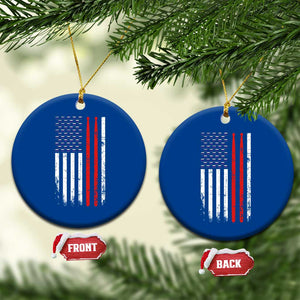 Patriotic Drummer Ceramic Ornament Percussionist Gift Drumming Drumsticks American Flag TS10 1pc Blue Print Your Wear