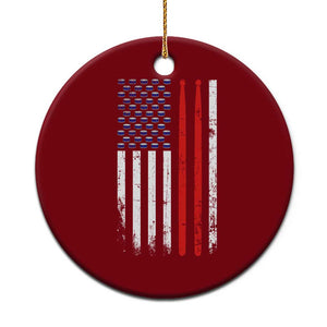 Patriotic Drummer Ceramic Ornament Percussionist Gift Drumming Drumsticks American Flag TS10 1pc Red Print Your Wear
