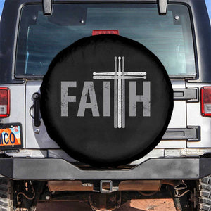 Christian Drummer Spare Tire Cover Faith Drum Stick Cross TS10 No hole Black Print Your Wear