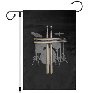 Christian Drummer Garden Flag Drum Sticks Cross Percussionist Jesus Church TS10 Black Print Your Wear