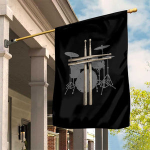 Christian Drummer Garden Flag Drum Sticks Cross Percussionist Jesus Church TS10 Print Your Wear