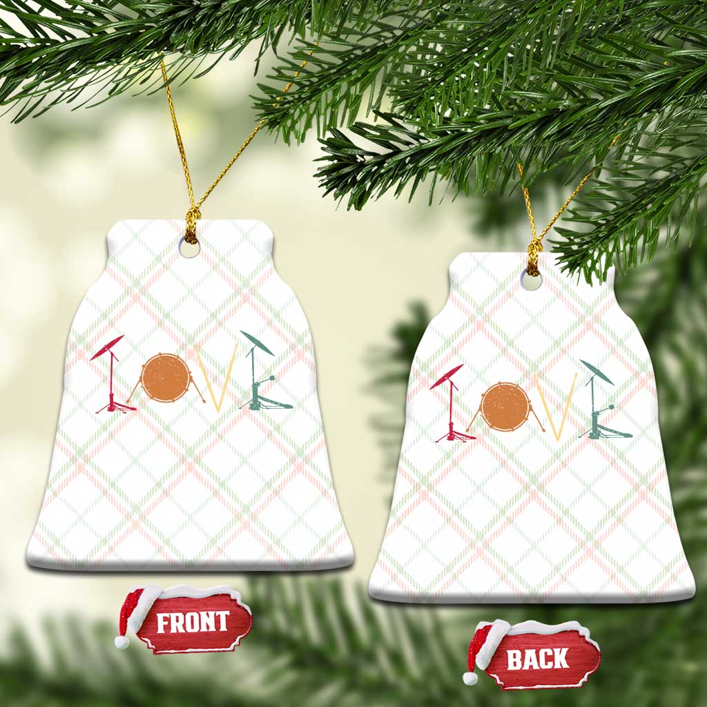 Retro Drummer Ceramic Ornament Drum Love Drums Drumline TS10 Print Your Wear