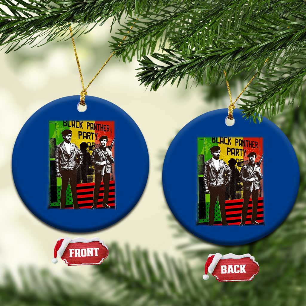 Vintage Black Panther Party Ceramic Ornament Black History Self Defense Huey Newton Bobby Seale TS10 1pc Blue Print Your Wear