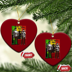 Vintage Black Panther Party Ceramic Ornament Black History Self Defense Huey Newton Bobby Seale TS10 Print Your Wear