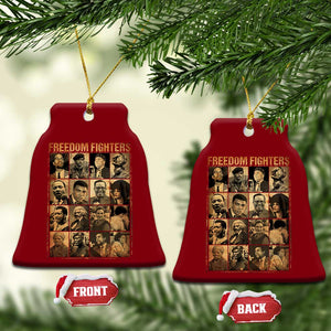Black Freedom Fighters Ceramic Ornament Huey P. Newton Bobby Seale Black History Month Juneteenth TS10 Print Your Wear