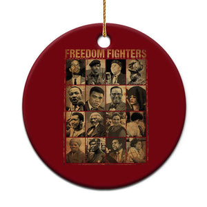 Black Freedom Fighters Ceramic Ornament Huey P. Newton Bobby Seale Black History Month Juneteenth TS10 1pc Red Print Your Wear