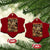 Black Freedom Fighters Ceramic Ornament Huey P. Newton Bobby Seale Black History Month Juneteenth TS10 Print Your Wear