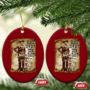 Black Cowboy Isom Dart Ceramic Ornament African American Cowboys Black History TS10 Print Your Wear