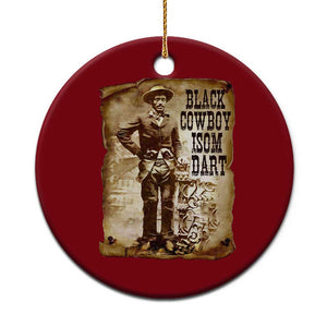 Black Cowboy Isom Dart Ceramic Ornament African American Cowboys Black History TS10 1pc Red Print Your Wear