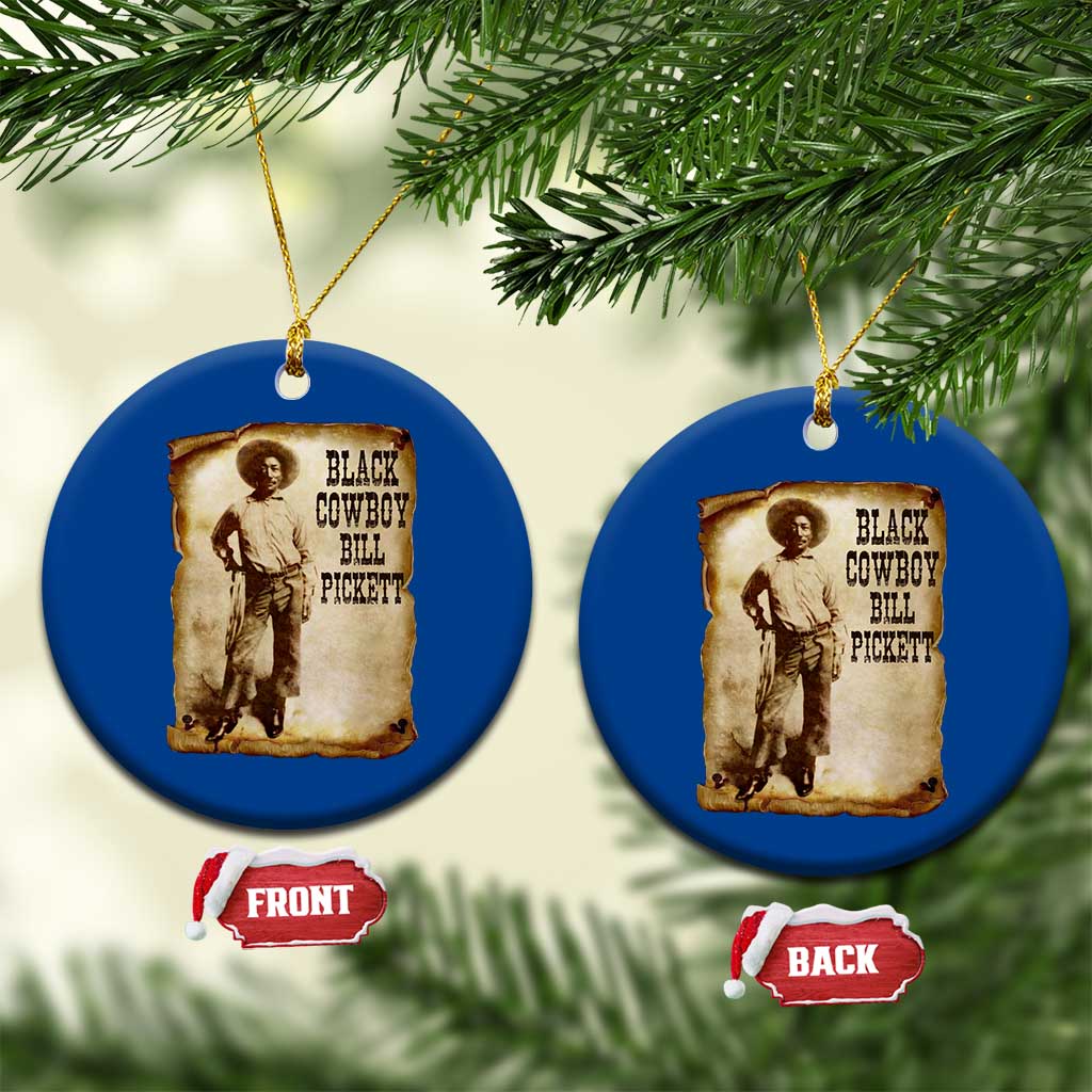 Black Cowboy Bill Pickett Ceramic Ornament African American Cowboys Black History TS10 1pc Blue Print Your Wear