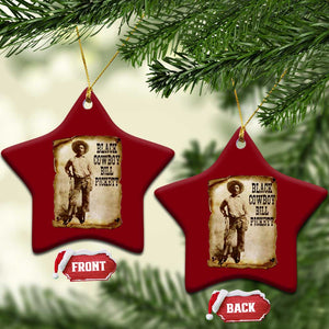 Black Cowboy Bill Pickett Ceramic Ornament African American Cowboys Black History TS10 Print Your Wear
