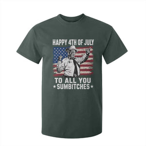 Happy 4th Of July To All You Sumbitches T Shirt For Kid Funny Independence Day Meme American Flag