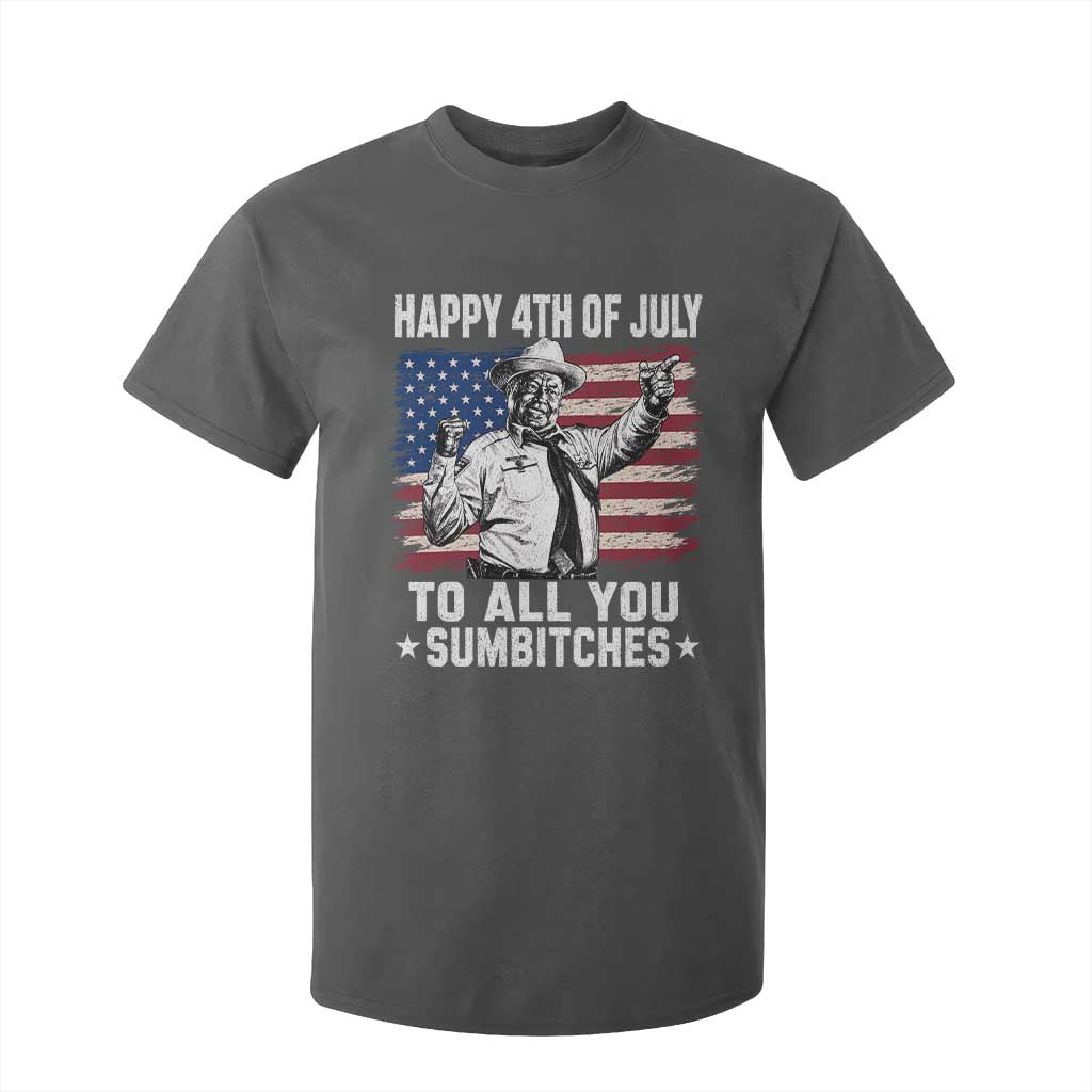 Happy 4th Of July To All You Sumbitches T Shirt For Kid Funny Independence Day Meme American Flag