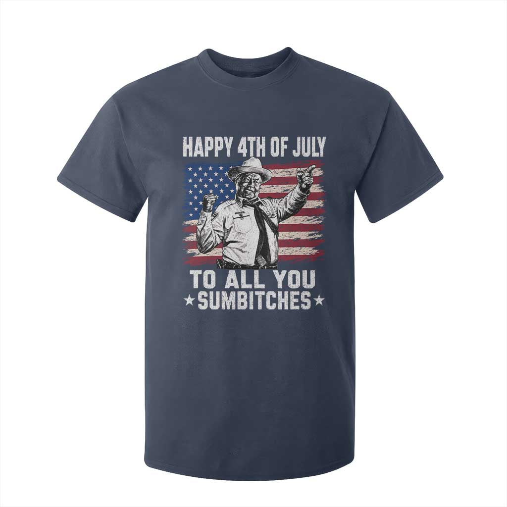 Happy 4th Of July To All You Sumbitches T Shirt For Kid Funny Independence Day Meme American Flag