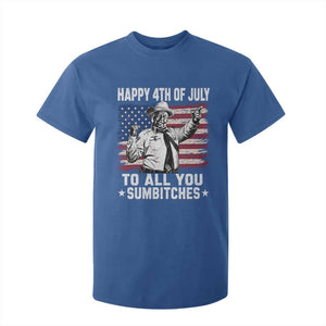 Happy 4th Of July To All You Sumbitches T Shirt For Kid Funny Independence Day Meme American Flag