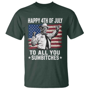 Happy 4th Of July To All You Sumbitches T Shirt Funny Independence Day Meme American Flag