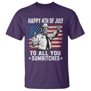 Happy 4th Of July To All You Sumbitches T Shirt Funny Independence Day Meme American Flag