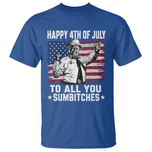 Happy 4th Of July To All You Sumbitches T Shirt Funny Independence Day Meme American Flag