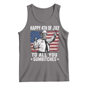 Happy 4th Of July To All You Sumbitches Tank Top Funny Independence Day Meme American Flag