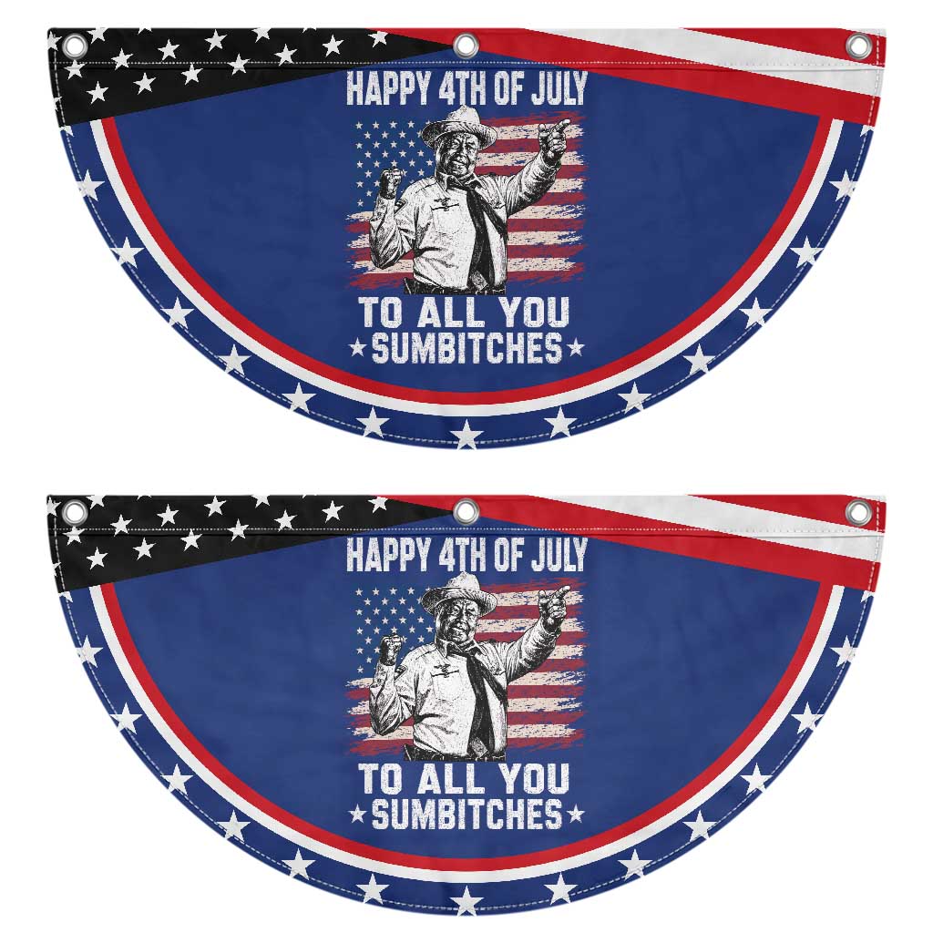 Happy 4th Of July To All You Sumbitches Patriotic Fan Flag Funny Independence Day Meme American Flag TS10 2pcs pack Classic Navy Print Your Wear