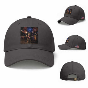 USA 250th Anniversary Cat Baseball Cap Funny 4th Of July Independence Day 250 Years 1776 2026 Patriotic Celebration Meme