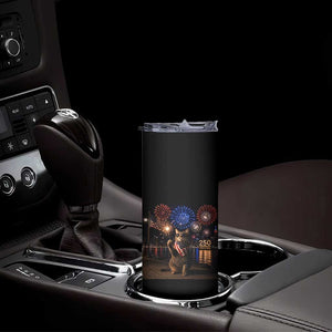 USA 250th Anniversary Cat Skinny Tumbler Funny 4th Of July Independence Day 250 Years 1776 2026 Patriotic Celebration Meme