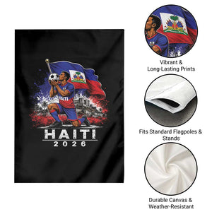 Haiti Soccer 2026 Garden Flag Haitian World Football Fan Ayiti Lover TS10 Print Your Wear