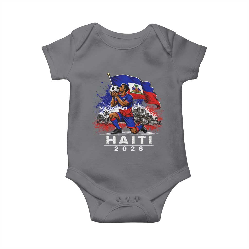 Haiti Soccer 2026 Baby Onesie Haitian World Football Fan Ayiti Lover
