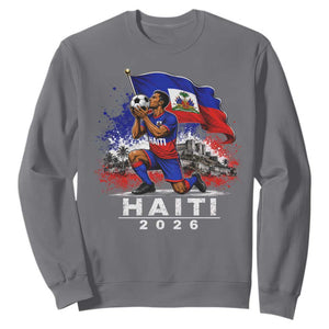 Haiti Soccer 2026 Sweatshirt Haitian World Football Fan Ayiti Lover