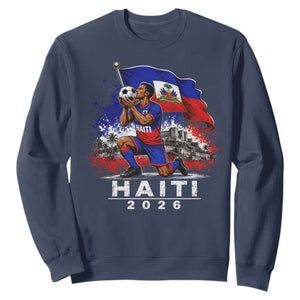 Haiti Soccer 2026 Sweatshirt Haitian World Football Fan Ayiti Lover
