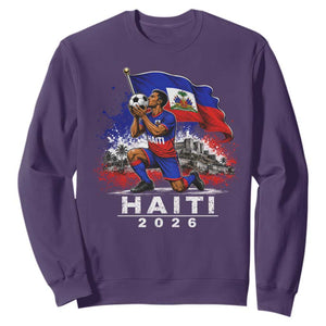 Haiti Soccer 2026 Sweatshirt Haitian World Football Fan Ayiti Lover