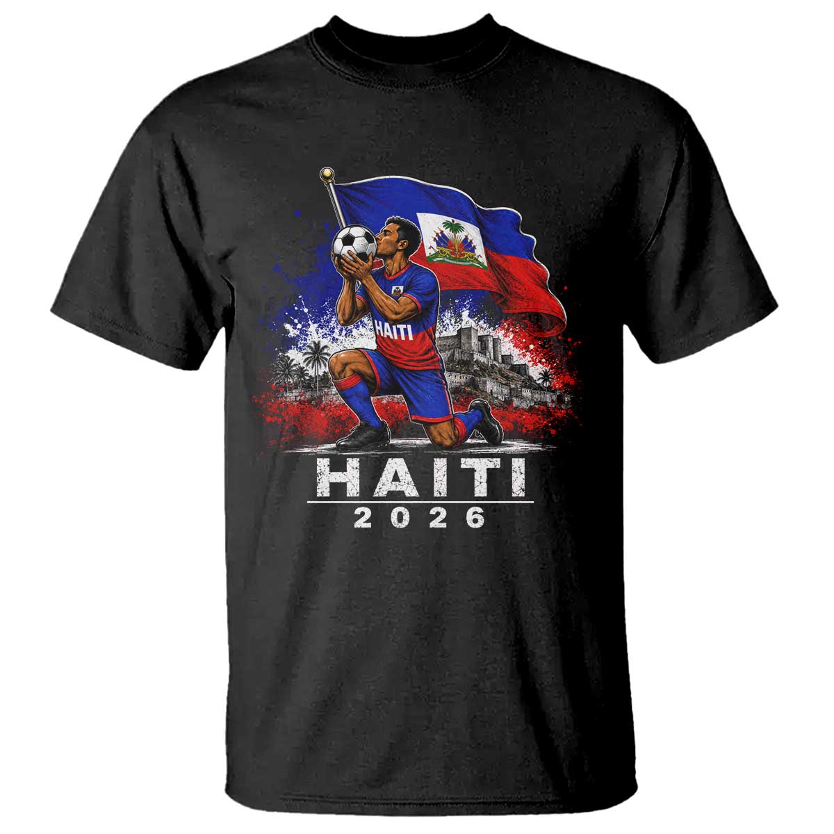 Haiti Soccer 2026 T Shirt Haitian World Football Fan Ayiti Lover